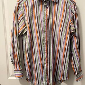 Multicolor Striped Men's Shirt size 42